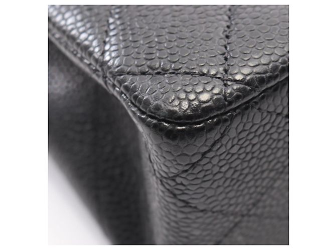 Borsa a tracolla Chanel Matelassé Double Flap Nero - vista 7