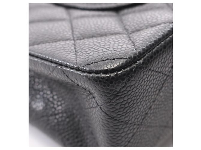 Borsa a tracolla Chanel Matelassé Double Flap Nero - vista 8