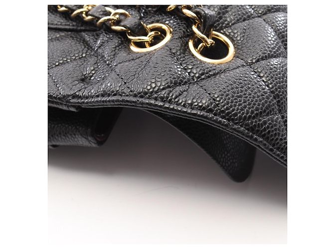 Borsa a tracolla Chanel Matelassé Double Flap Nero - vista 9