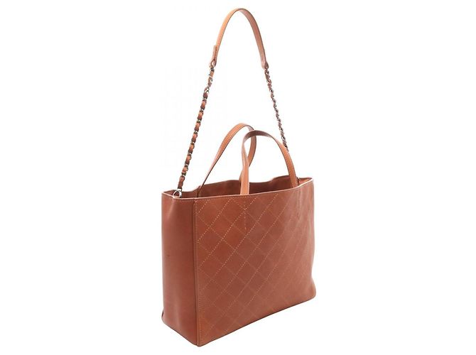 Borsa a spalla 2-Way Chanel Matelassé Marrone - vista 2