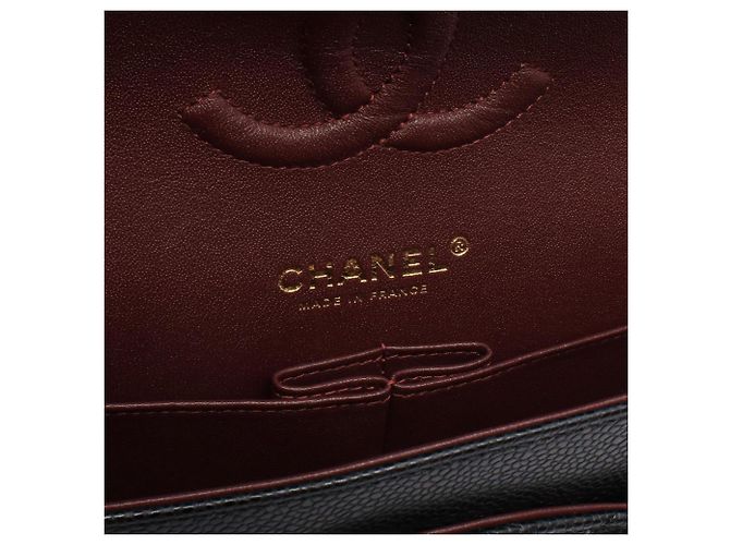 Borsa a tracolla Chanel Matelassé Double Flap Nero - vista 4