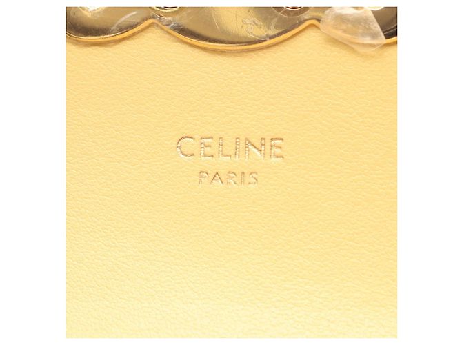 Céline Borsa a mano Celine Mini Claude in pelle gialla Giallo - vista 4