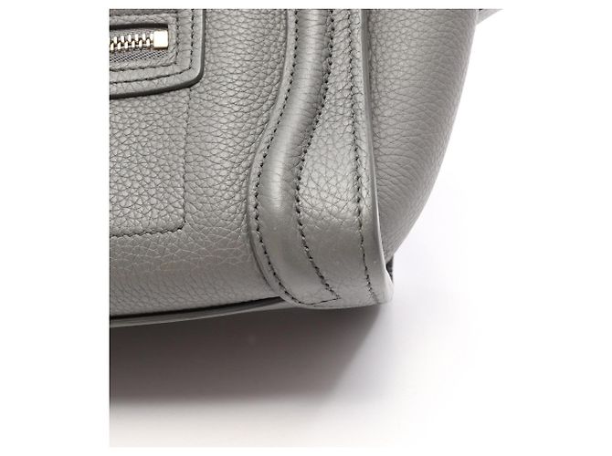 Céline Celine Luggage Nano Shopper Borsa a mano 2-Way Marrone - vista 13