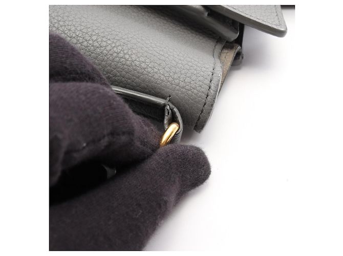 Céline Celine Luggage Nano Shopper Borsa a mano 2-Way Marrone - vista 14