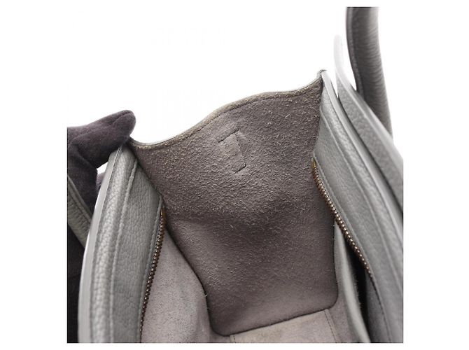 Céline Celine Luggage Nano Shopper Borsa a mano 2-Way Marrone - vista 5