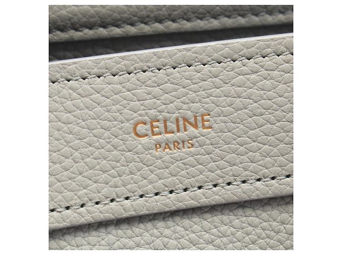 Céline Borsa a Mano Celine Luggage Nano Shopper Marrone - vista 4
