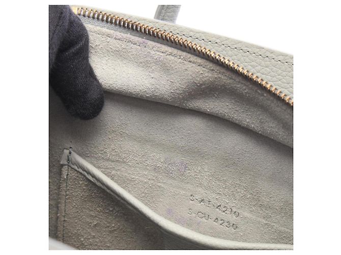 Céline Borsa a Mano Celine Luggage Nano Shopper Marrone - vista 5