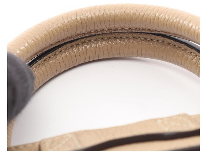 Céline Celine Luggage Nano Shopper Borsa a mano 2-Way Beige - vista 7