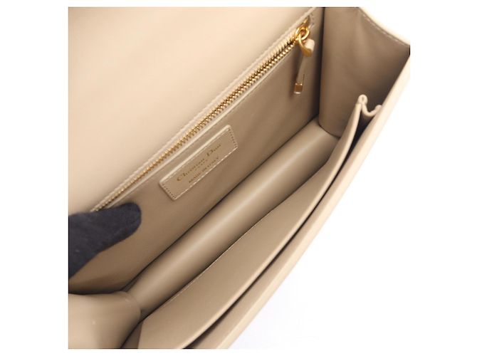 Borsa a tracolla Christian Dior Dior 30 Montaigne Beige - vista 3