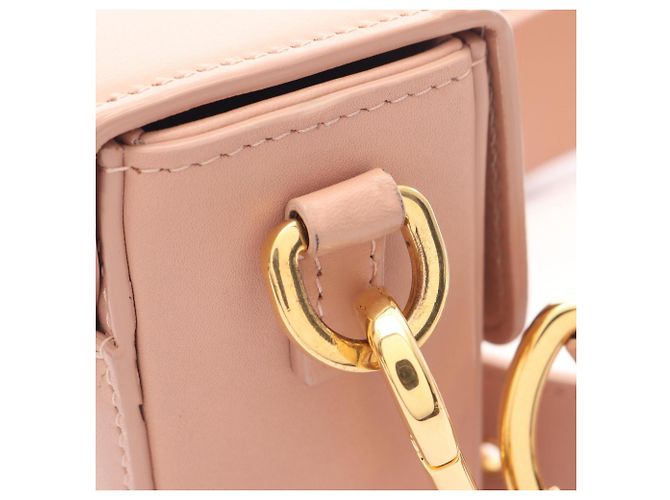 Borsa a tracolla box Dior 30 Montaigne in pelle rosa Christian Dior - vista 10