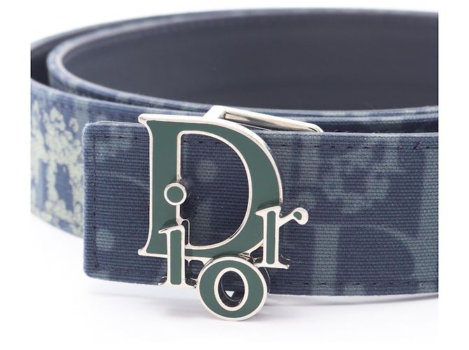Christian Dior Dior x Denim Tears Wendelgürtel Grün Marineblau - Ansicht 2