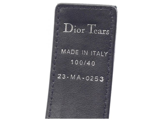 Christian Dior Dior x Denim Tears Wendelgürtel Grün Marineblau - Ansicht 4
