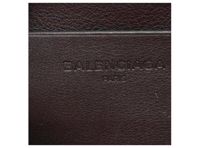 Borsa a mano clutch Balenciaga Triangle Second Bag Nero - vista 4