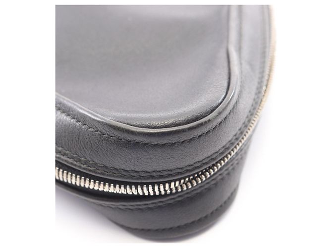 Borsa a mano clutch Balenciaga Triangle Second Bag Nero - vista 6