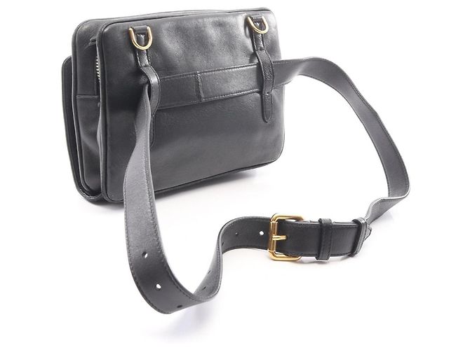 Fendi FF Embossed Upside Down Gürteltasche Schwarz - Ansicht 2