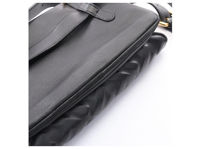 Fendi FF Embossed Upside Down Gürteltasche Schwarz - Ansicht 8