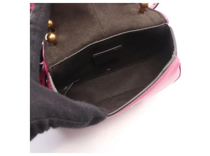 Borsa a tracolla Fendi Camon Nano Rosa - vista 3