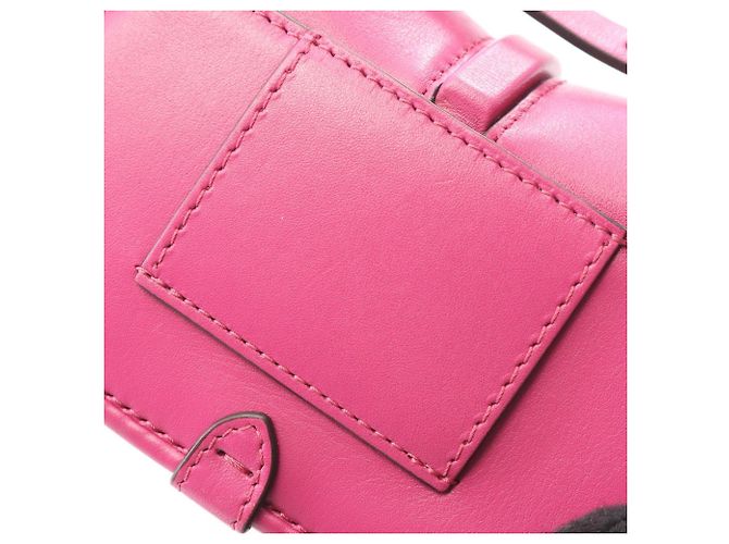 Borsa a tracolla Fendi Camon Nano Rosa - vista 5