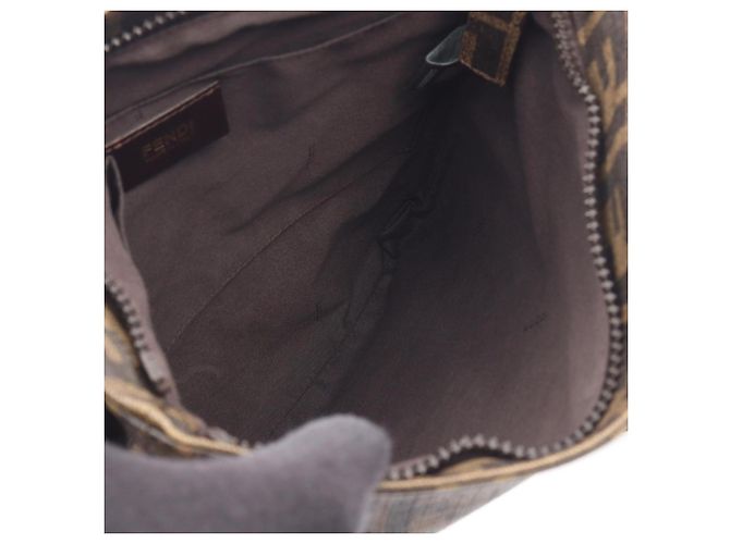 Borsa a tracolla Fendi Zucca Marrone Nero - vista 3