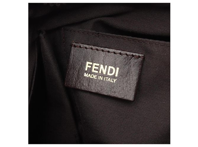 Borsa a tracolla Fendi Zucca Marrone Nero - vista 4