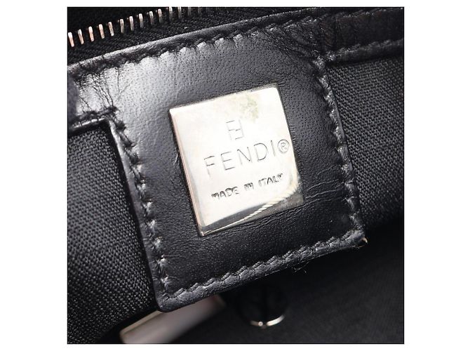 Borsa a tracolla Fendi Zucca Nero - vista 4