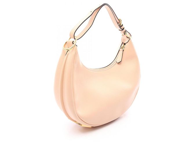 Borsa a mano Fendi in pelle rosa - vista 2