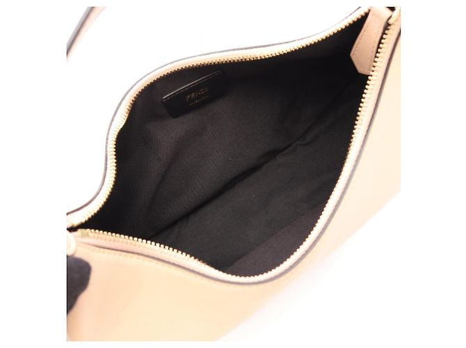 Borsa a mano Fendi in pelle rosa - vista 3