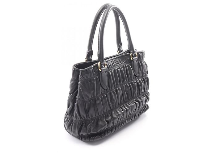 Borsa 2-Way Prada in pelle nera Nero - vista 2