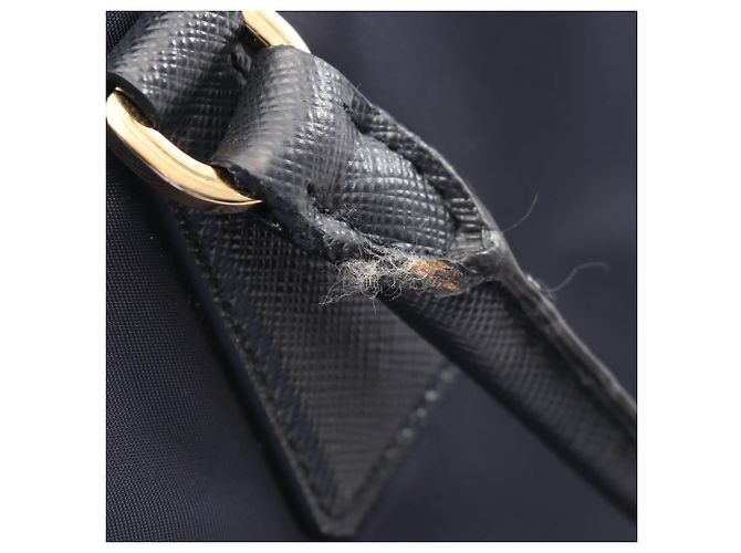 Borsa 2-Way Prada RE-EDITION 1978 RE-NYLON TESSUTO+SAFFIANO Nero Blu navy - vista 5