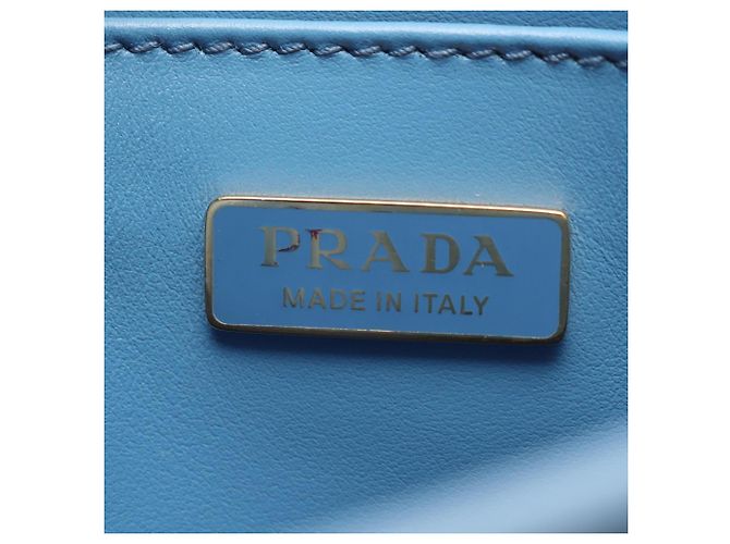 Borsa Prada Saffiano Lux 2Way Blu - vista 4