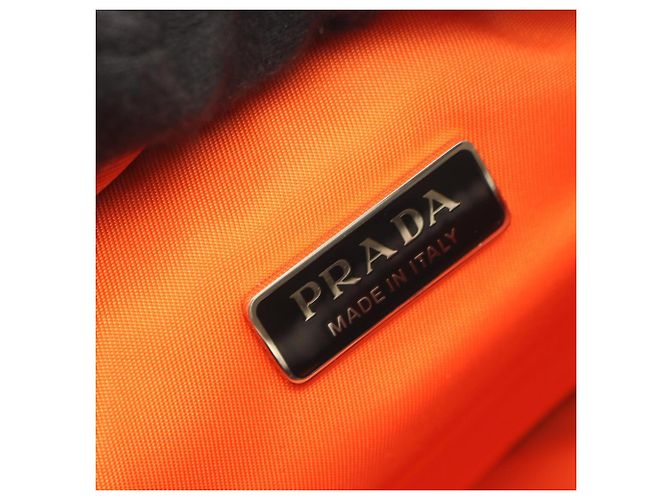 Borsa a mano 2 vie Prada TESSUTO POCKET Nero Cachi - vista 4