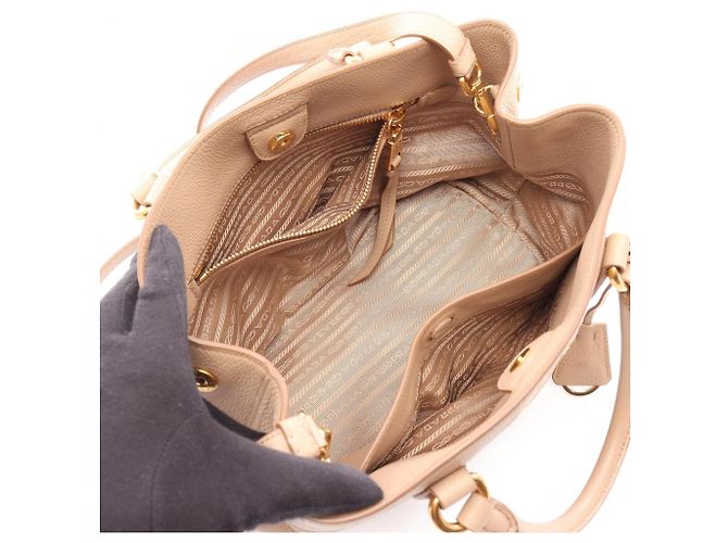 Borsa 2-Way Prada VITELLO PHENIX Rosa - vista 3