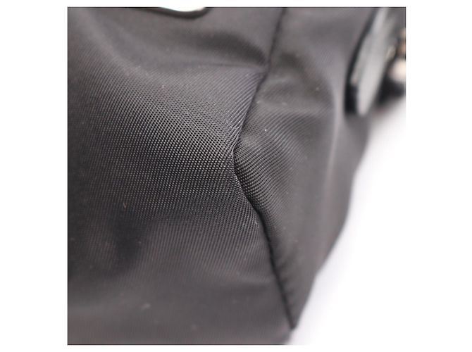 Saffiano Borsa/Pouch Prada TESSUTOT SMALTO Nero Multicolore - vista 5