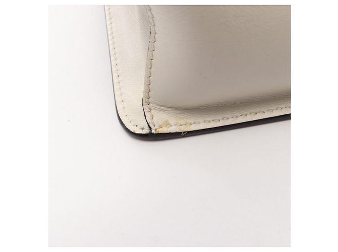 Borsa a tracolla Prada in pelle Saffiano Bianco - vista 12