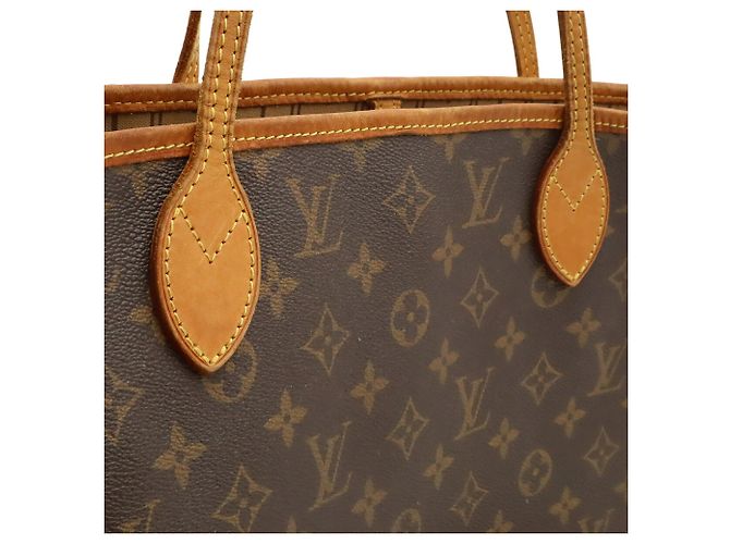Louis Vuitton Monogram Neverfull MM Tote Bag Braun - Ansicht 6