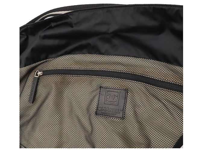 Borsa Tote Chanel Sport Line Coco Mark Nero - vista 8