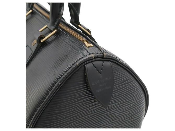 Borsa Louis Vuitton Epi Speedy 25 Nero - vista 10