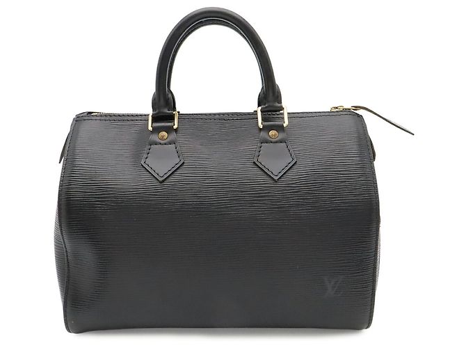 Borsa Louis Vuitton Epi Speedy 25 Nero - vista 2