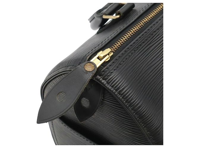 Borsa Louis Vuitton Epi Speedy 25 Nero - vista 6