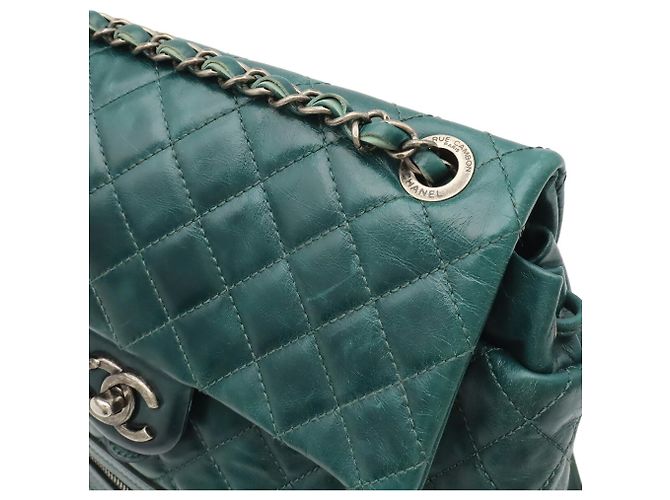 Zaino Chanel Matelassé Coco Mark Verde scuro - vista 5