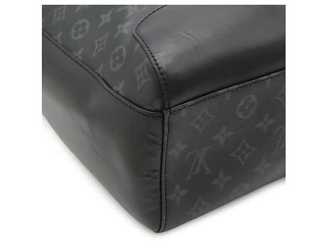 Zaino Louis Vuitton Monogram Eclipse Marrone Nero - vista 4
