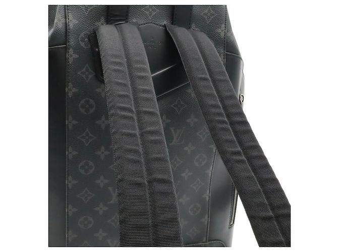 Zaino Louis Vuitton Monogram Eclipse Marrone Nero - vista 5