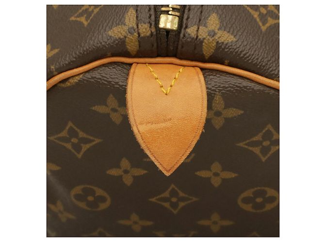 Borsa da viaggio a mano Louis Vuitton Monogram Keepall 60 Marrone - vista 6