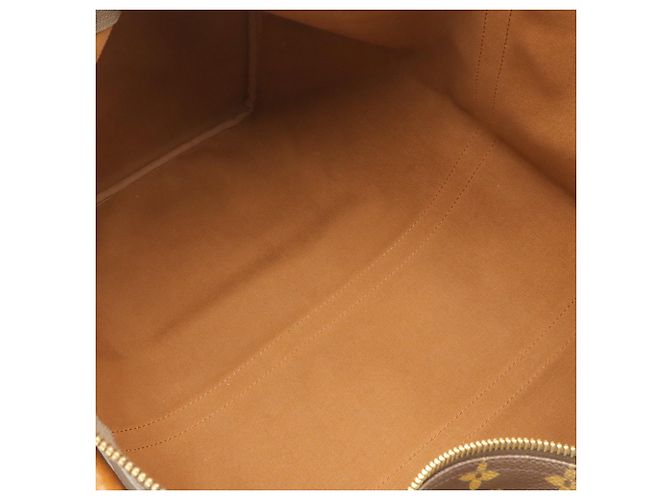 Borsa da viaggio a mano Louis Vuitton Monogram Keepall 60 Marrone - vista 8