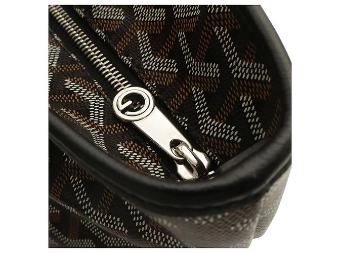 Goyard Atlua MM Tote Bag Braun Schwarz Weiß - Ansicht 6