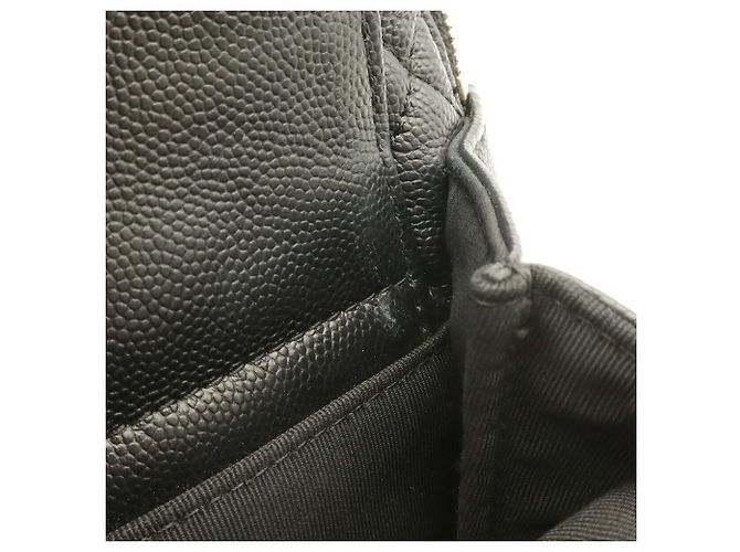 Chanel Matelassé Coco Mark Chain Rucksack Schwarz - Ansicht 8