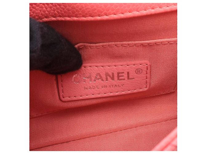 Bolsa de Ombro Chanel Mini Matelassé em Rosa - vista 4