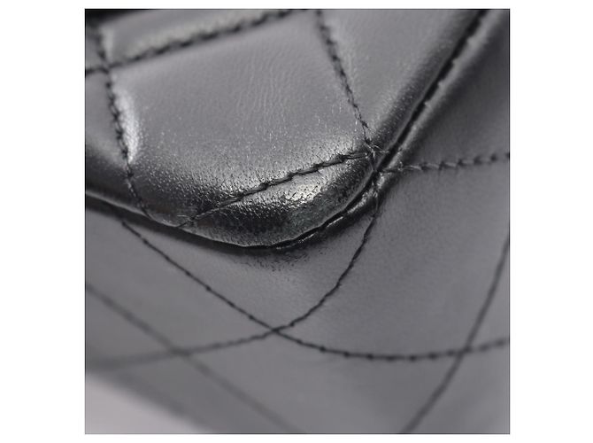 Borsa a tracolla Chanel Mini Matelassé 20 Nero - vista 7