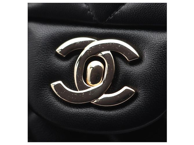 Borsa a tracolla Chanel Mini Matelassé 20 Nero - vista 9