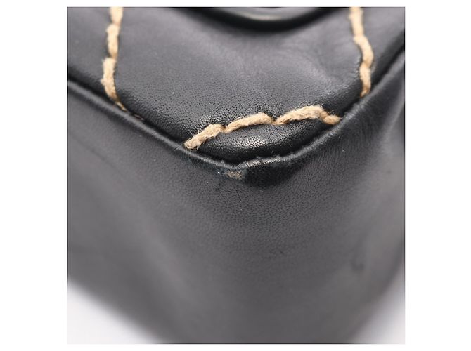 Borsa a mano Chanel Wild Stitch Nera Nero - vista 10